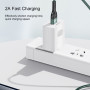 Data Cable Usams US-SJ449 U55 Aluminum Alloy Braided Type-C 2A 1m