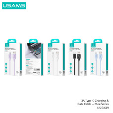 Data Cable Usams US-SJ619 Type-C 3A 1m