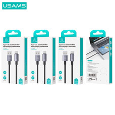 Data Cable Usams US-SJ680 Aluminum Alloy Sufeng Series Type-C 3A 0.25m