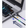Data Cable Usams US-SJ663 Aluminum Alloy Sufeng Series Type-C 3A 1.2m