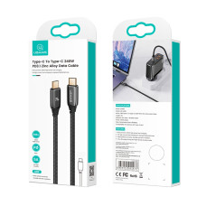 Data Cable Usams US-SJ581 U82 Zinc Alloy Type-C to Type-C 240W 2m