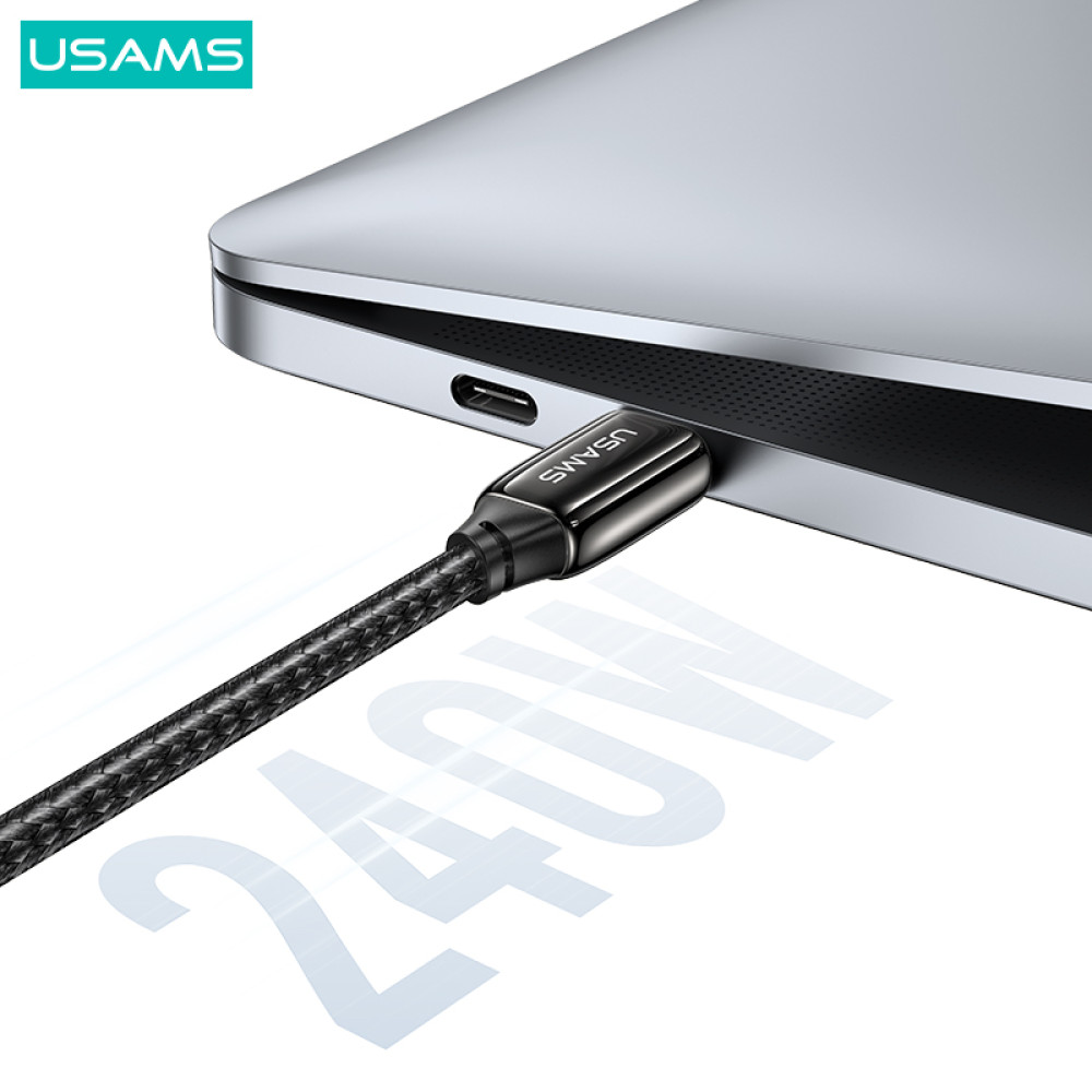 Data Cable Usams US-SJ581 U82 Zinc Alloy Type-C to Type-C 240W 2m