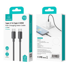 Data Cable Usams  US-SJ711 YD Series Type-C to Type-C 60W 1m