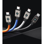 Data Cable Usams US-SJ684 Zine Alloy Type-C to Type-C 100W 1.2m