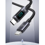 Data Cable Usams US-SJ671 Aluminum Alloy Sufeng Series Type-C to Type-C 100W 1.2m