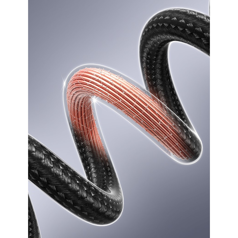 Data Cable Usams US-SJ671 Aluminum Alloy Sufeng Series Type-C to Type-C 100W 1.2m