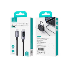 Data Cable Usams US-SJ671 Aluminum Alloy Sufeng Series Type-C to Type-C 100W 1.2m