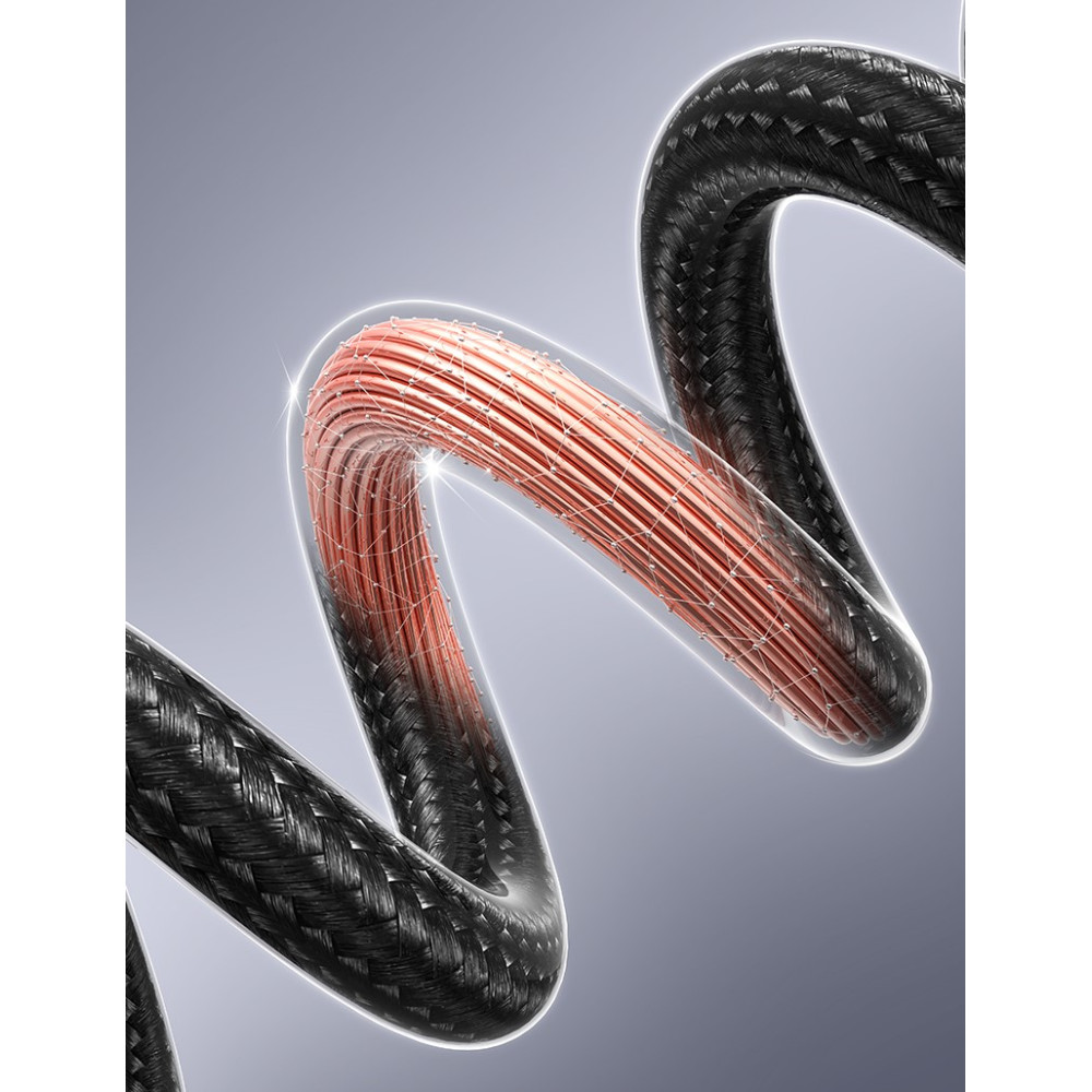 Data Cable Usams US-SJ661 Aluminum Alloy Sufeng Series Type-C to Type-C 60W 1.2m