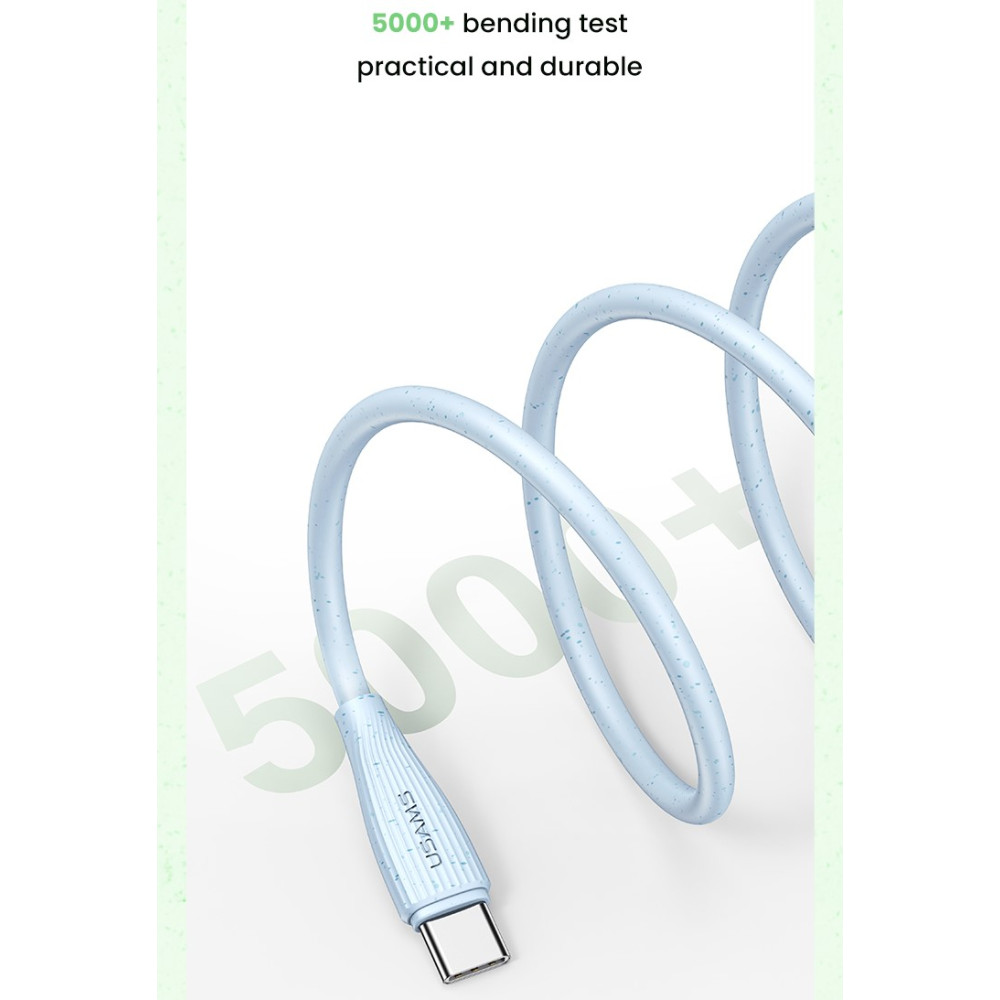 Data Cable Usams US-SJ716 Type-C to Type-C 60W 1m