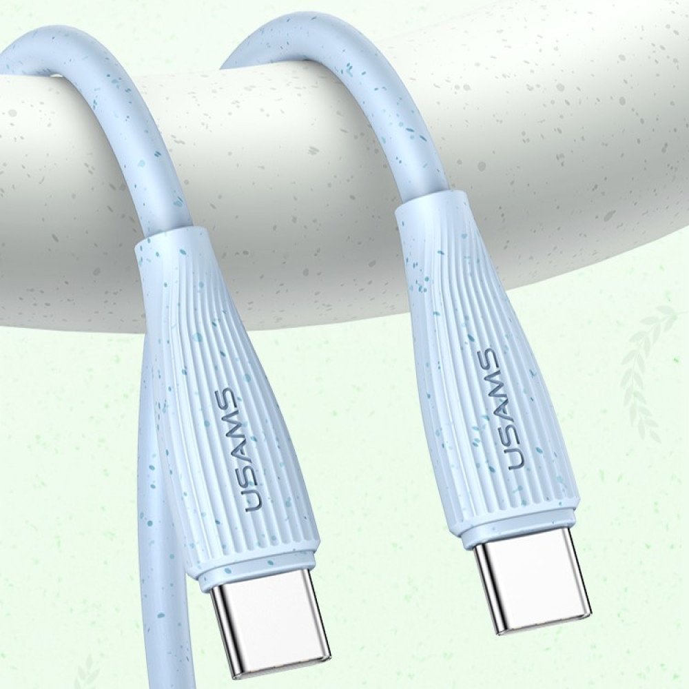 Data Cable Usams US-SJ716 Type-C to Type-C 60W 1m