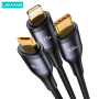 Data Cable Usams US-SJ600 U83 3in1 Type-C to Type-C+Lightning+Micro PD 100W 1.2m Швидка зарядка