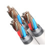 Data Cable Usams US-SJ626 6in1 USB+Type-C To Type-C+Lightning+Micro PD 100W 2m Швидка зарядка