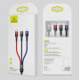 Data Cable Usams US-SJ412 U26 3in1 Type-C+Lightning+Micro 2A 3m