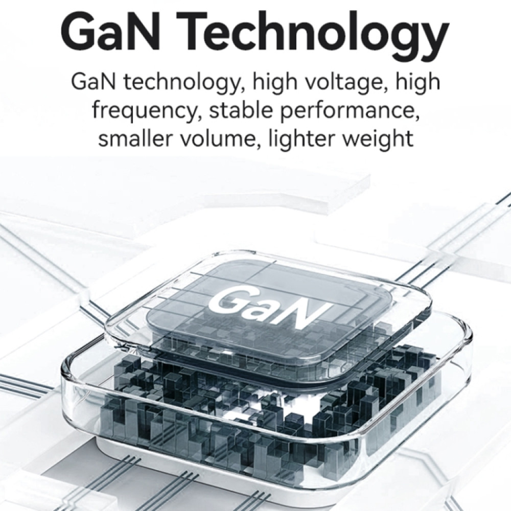Мережевий зарядний пристрій Usams CC202 GaN PD35W Type-C