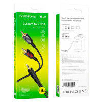 AUX Borofone BL11 3.5mm to 2RCA 1.5m