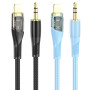 AUX Hoco UPA25 Lightning Transparent Discovery Edition Digital audio conversion cable