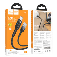 Data Cable Hoco U117 Grand intelligent power-off Type-C 1m
