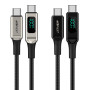  Data Cable AceFast C6-03 Type-C to Type-C 100W Digital Display 2m