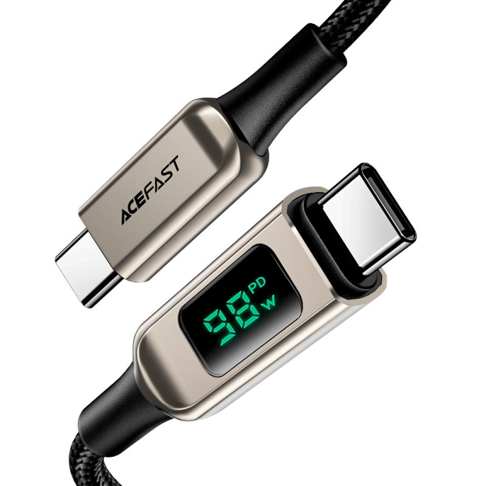  Data Cable AceFast C6-03 Type-C to Type-C 100W Digital Display 2m