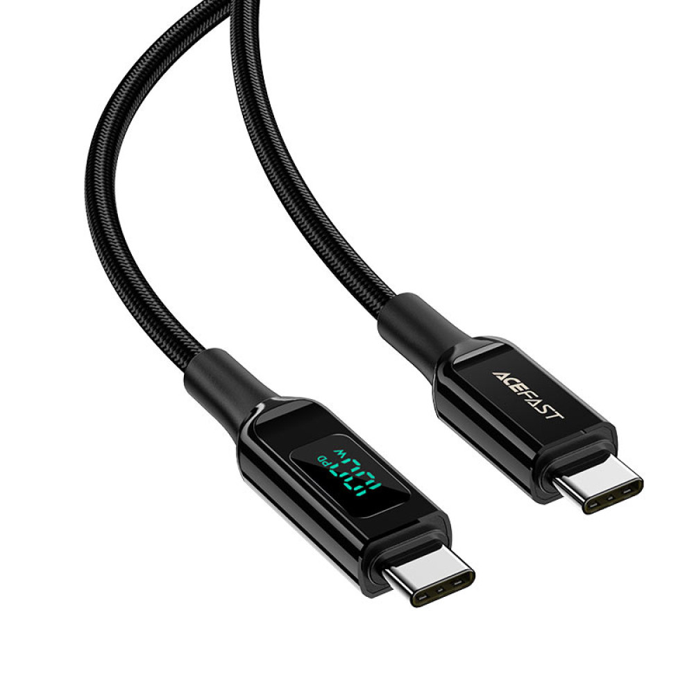  Data Cable AceFast C6-03 Type-C to Type-C 100W Digital Display 2m