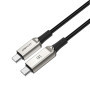  Data Cable AceFast C6-03 Type-C to Type-C 100W Digital Display 2m