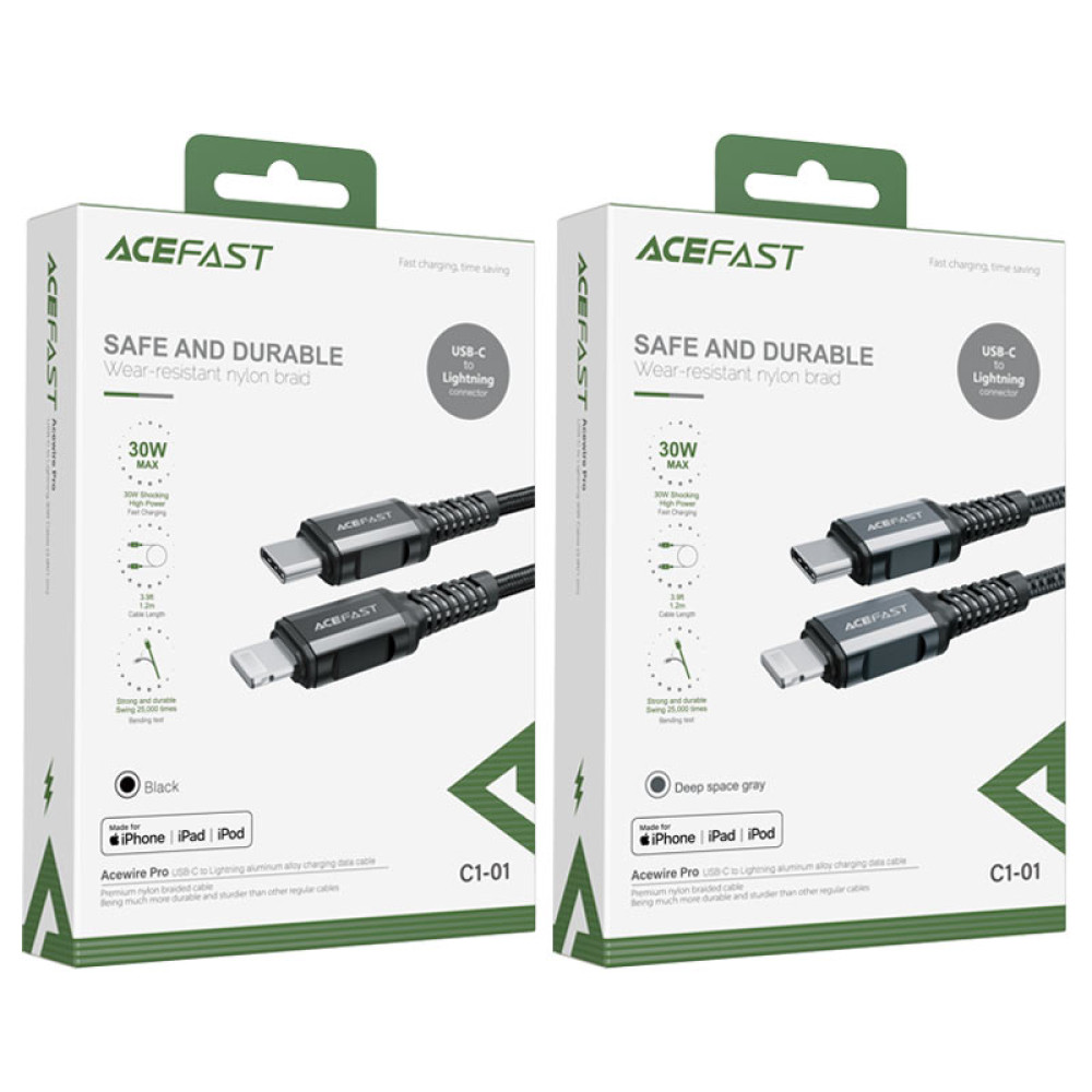  Data Cable AceFast C1-01 Type-C to Lightning