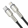 Data Cable Baseus Cafule Metal Series Type-C to Lightning 20W 1m, CATLJK-A01