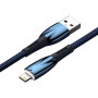 Data Cable Baseus Glimmer Series Lightning 2.4A 1m, CADH000201, CADH000202, CADH000203