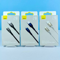 Data Cable Baseus Glimmer Series Lightning 2.4A 1m (CADH000201, CADH000202, CADH000203)