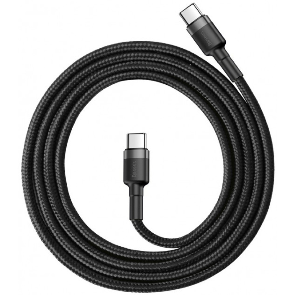 Data Cable Baseus Cafule flash Type-C to Type-C 60W 1m (CATKLF-GG1, CATKLF-G91)
