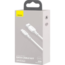 Data Cable Baseus Simple Wisdom Kit Type-C 1.5m (TZCATZJ-02)