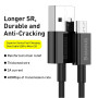 Data Cable Baseus Superior Series Micro 2A 2m (CAMYS-A01, CAMYS-A02)