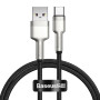 Data Cable Baseus Cafule Metal Type-C 66W 1m (CAKF000101, CAKF000102)