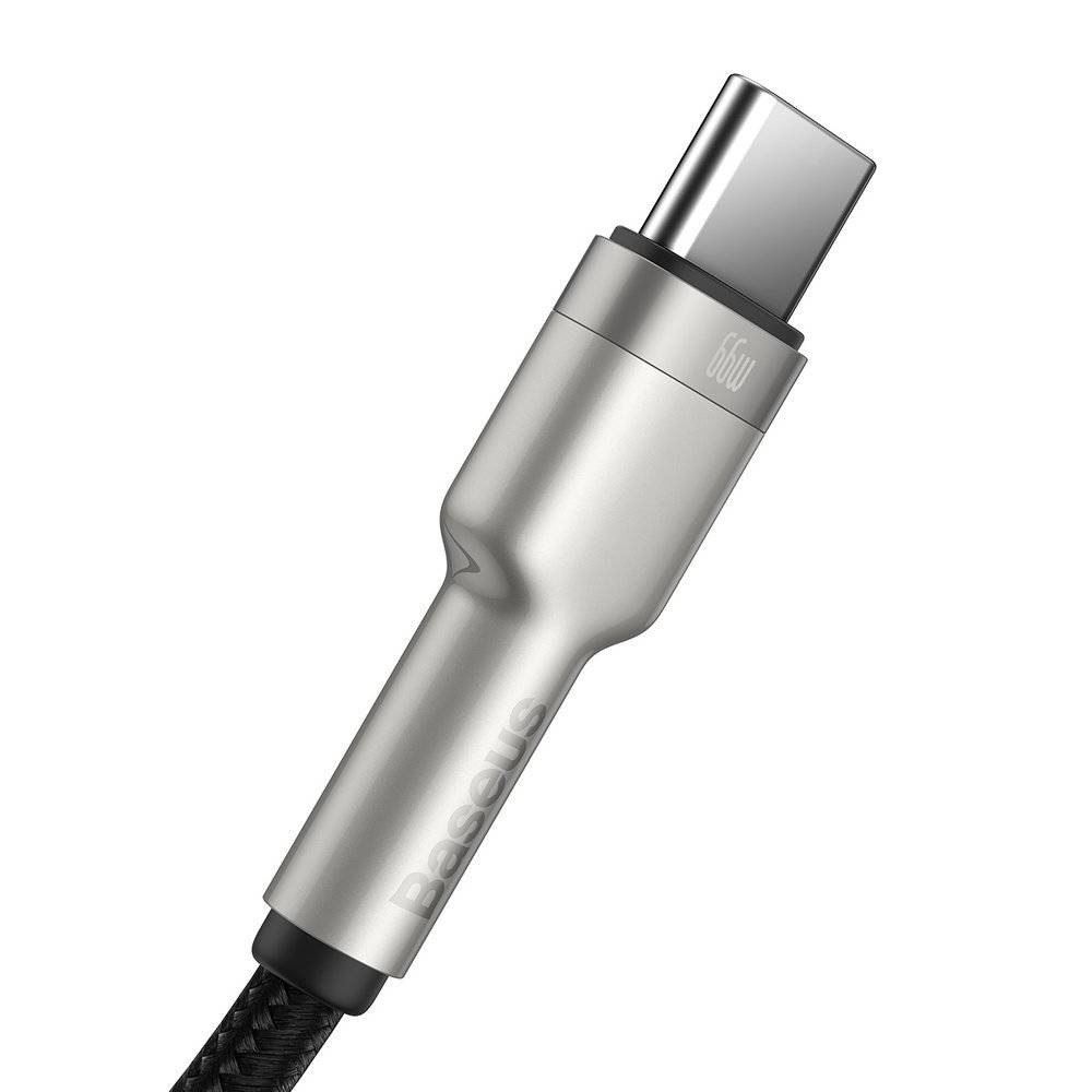 Data Cable Baseus Cafule Metal Type-C 66W 1m (CAKF000101, CAKF000102)