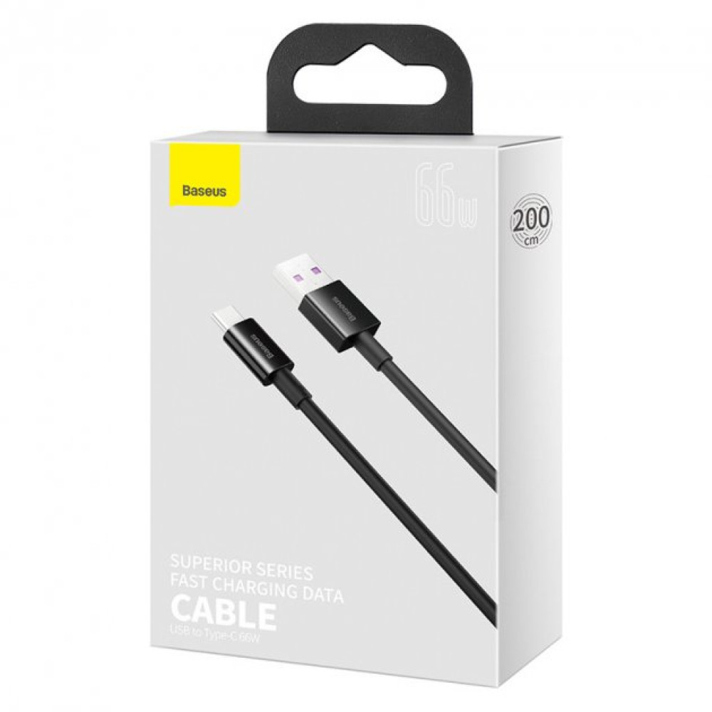 Data Cable Baseus Superior Series Type-C 66W 2m (CATYS-A01, CATYS-A02)