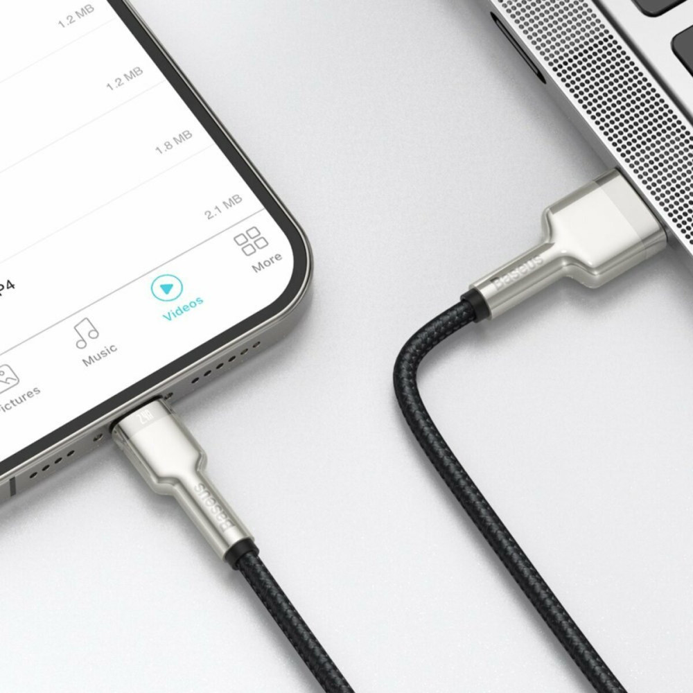 Data Cable Baseus Cafule Metal Series Type-C to Lightning 20W 1m (CATLJK-A01)