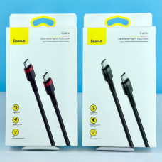 Data Cable Baseus Cafule flash Type-C to Type-C 60W 1m (CATKLF-GG1, CATKLF-G91)