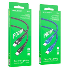 Data Cable Borofone BX61 Source PD Type-C to Lightning 1m