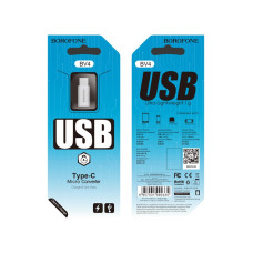 Перехiдник Borofone BV4 Micro USB to Type-C Adapter