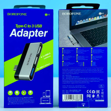 USB-C HUB Borofone DH1 Type-C to USB adapter