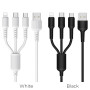Data Cable Borofone BX16 Easy 3in1 Lightning+Micro+Type-C 1m