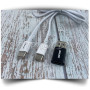Data Cable Denmen DU13T 2in1 USB to Type-C audio converter +кабель Type-C to Type-C