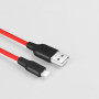 Data Cable Hoco X21+ Silicone Lightning 2m