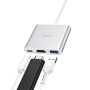 USB-C HUB Hoco HB14 Easy use (Type-C to USB3.0+HDMI+PD)