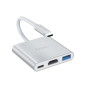 USB-C HUB Hoco HB14 Easy use (Type-C to USB3.0+HDMI+PD)