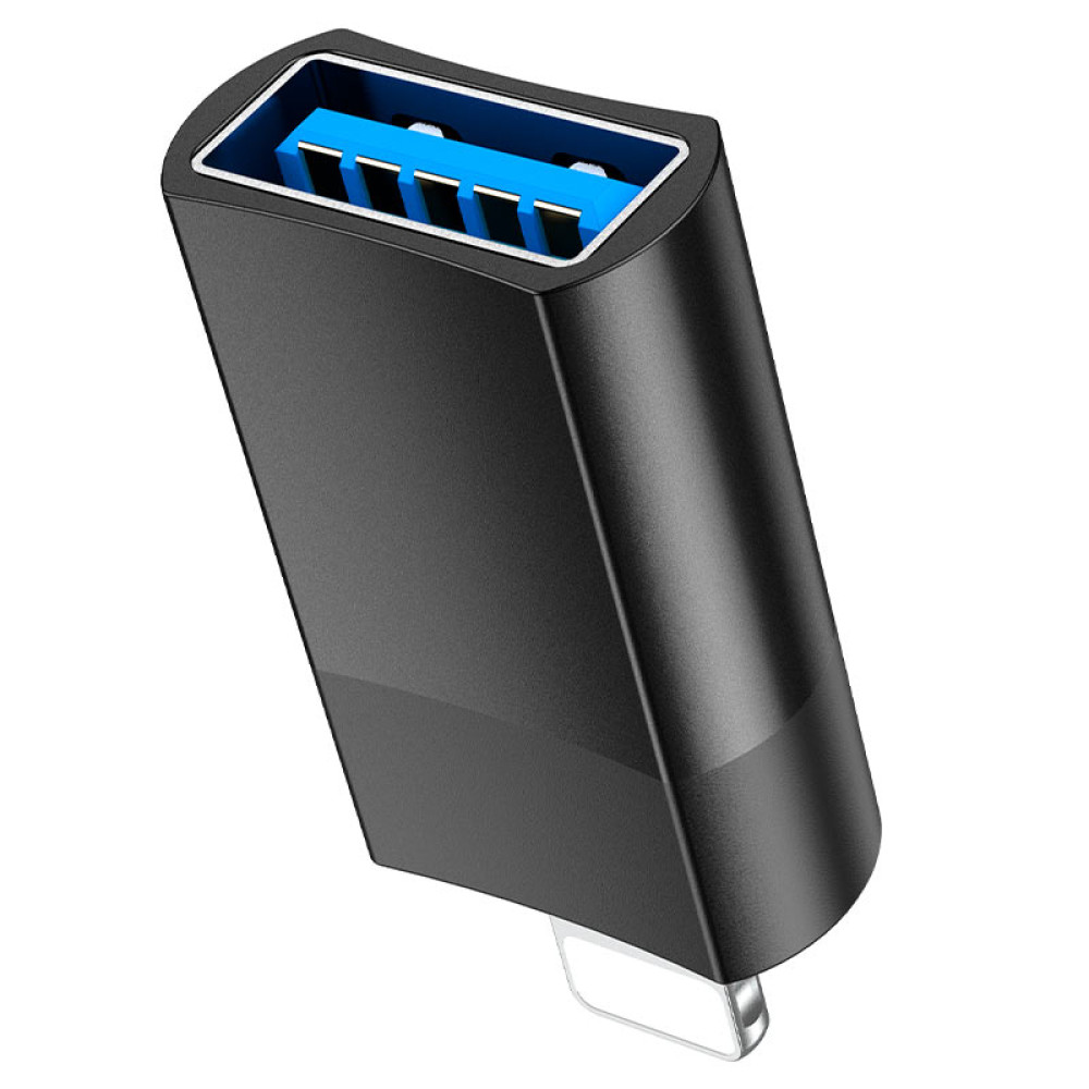 Перехідник OTG Hoco UA17 Lightning Male To USB Female USB2.0 Adapter