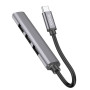 USB-C HUB Hoco HB26 4in1 adapter (Type-C to USB3.0+USB2.0*3)