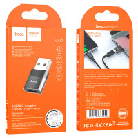 Перехідник OTG Hoco UA17 USB male to Type-C female (USB2.0)