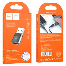 Перехідник Hoco UA17 USB male to Type-C female USB2.0 adapter