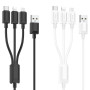 Data Cable Hoco X74 3in1 Micro +Lightning +Type-C